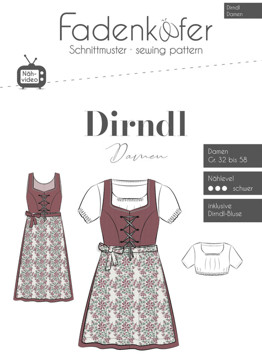 Fadenkäfer Dirndl Damen