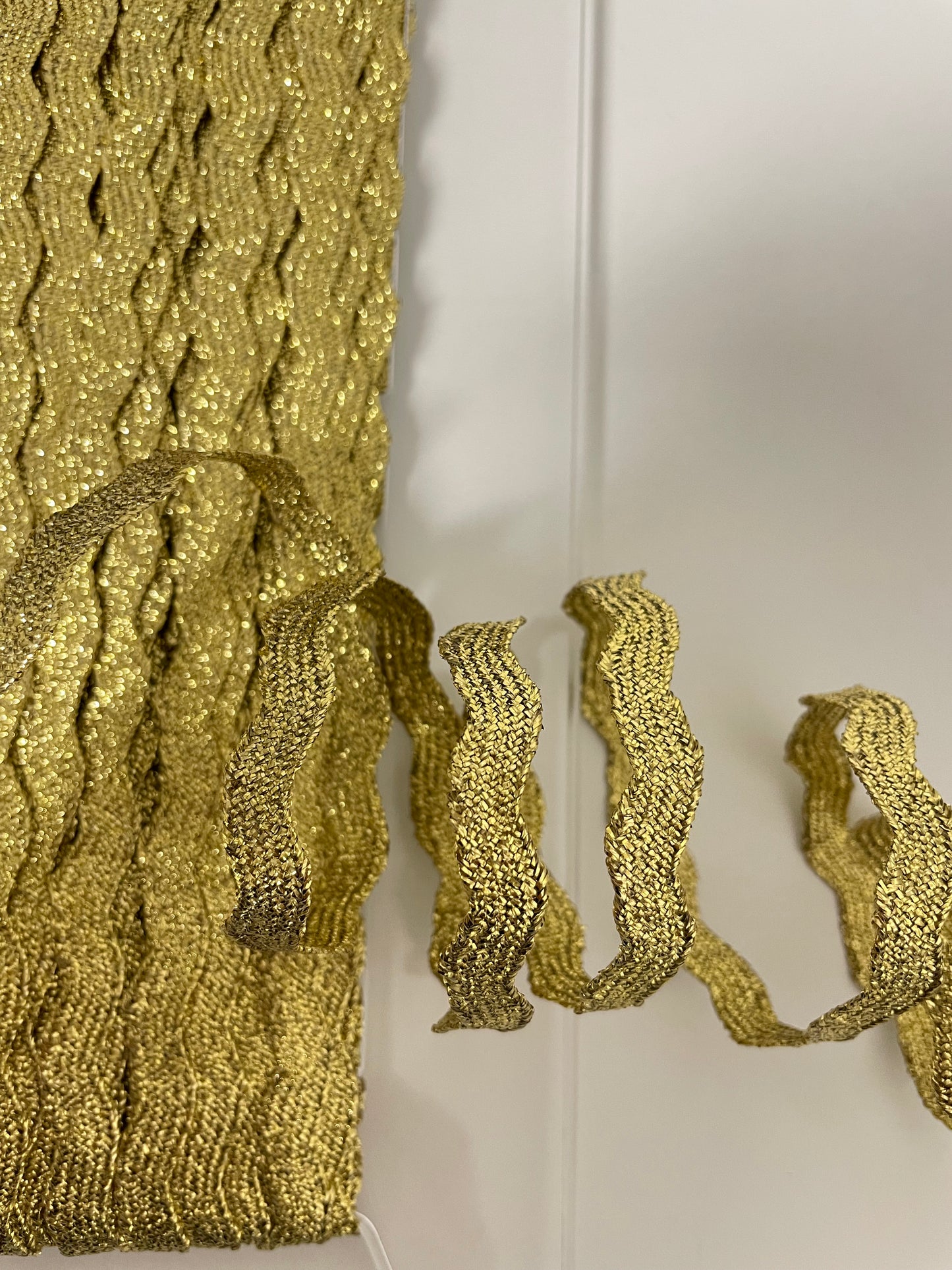 Zackenlitze 9mm Metallic gold