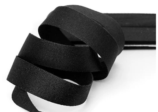 Baumwollband kräftig 30mm breit 2,5m lang schwarz