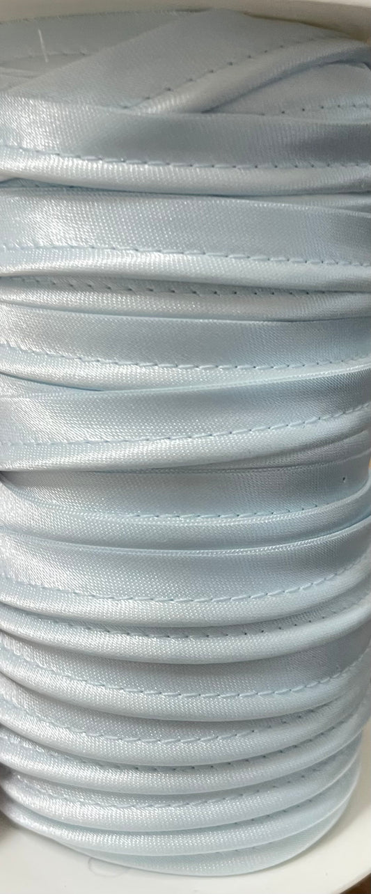 Paspelband Satin hellblau 10mm