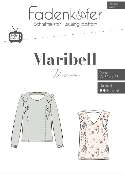 Fadenkäfer Schnittmuster "Maribell" Damen
