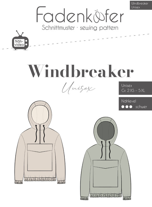 Fadenkäfer Schnittmuster "Windbreaker" unisex