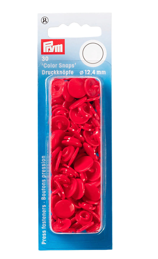 Prym Color Snaps Ø 12,4mm rot