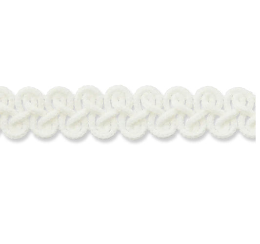Posamentenborte 12mm creme