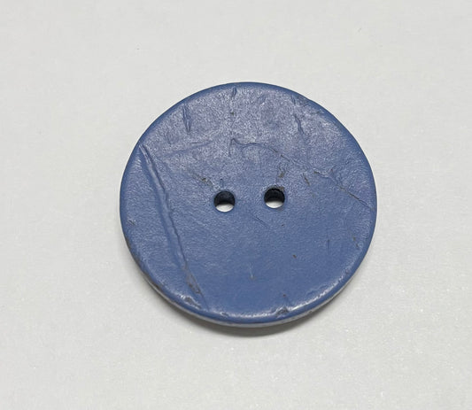 Kokos Knopf 2 Loch  Ø 30 mm blau