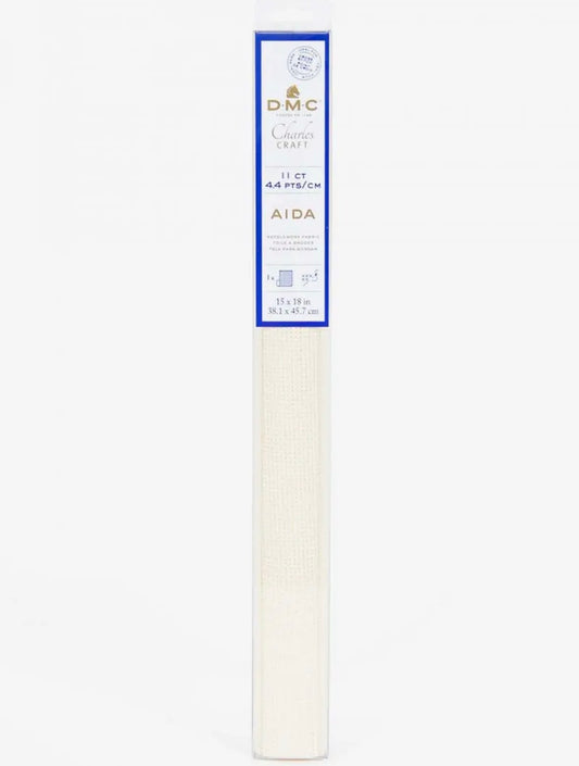 DMC Aida Stoff weiß 38,1 x 45,7 cm 4.4 PTS/cm II CT