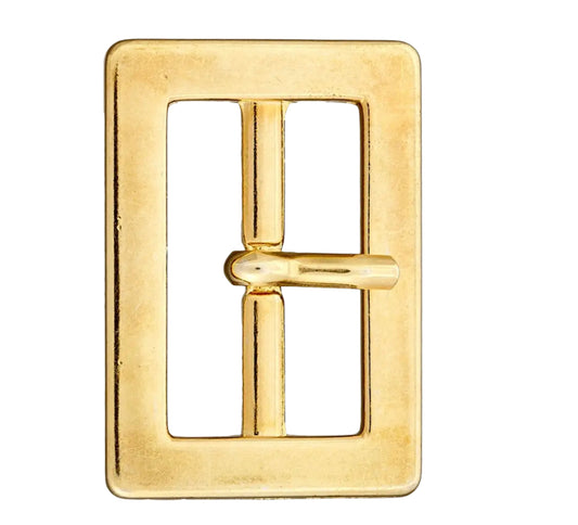 Metallschließe Gürtelschnalle 40 mm gold