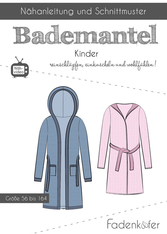 Fadenkäfer Bademantel Kinder