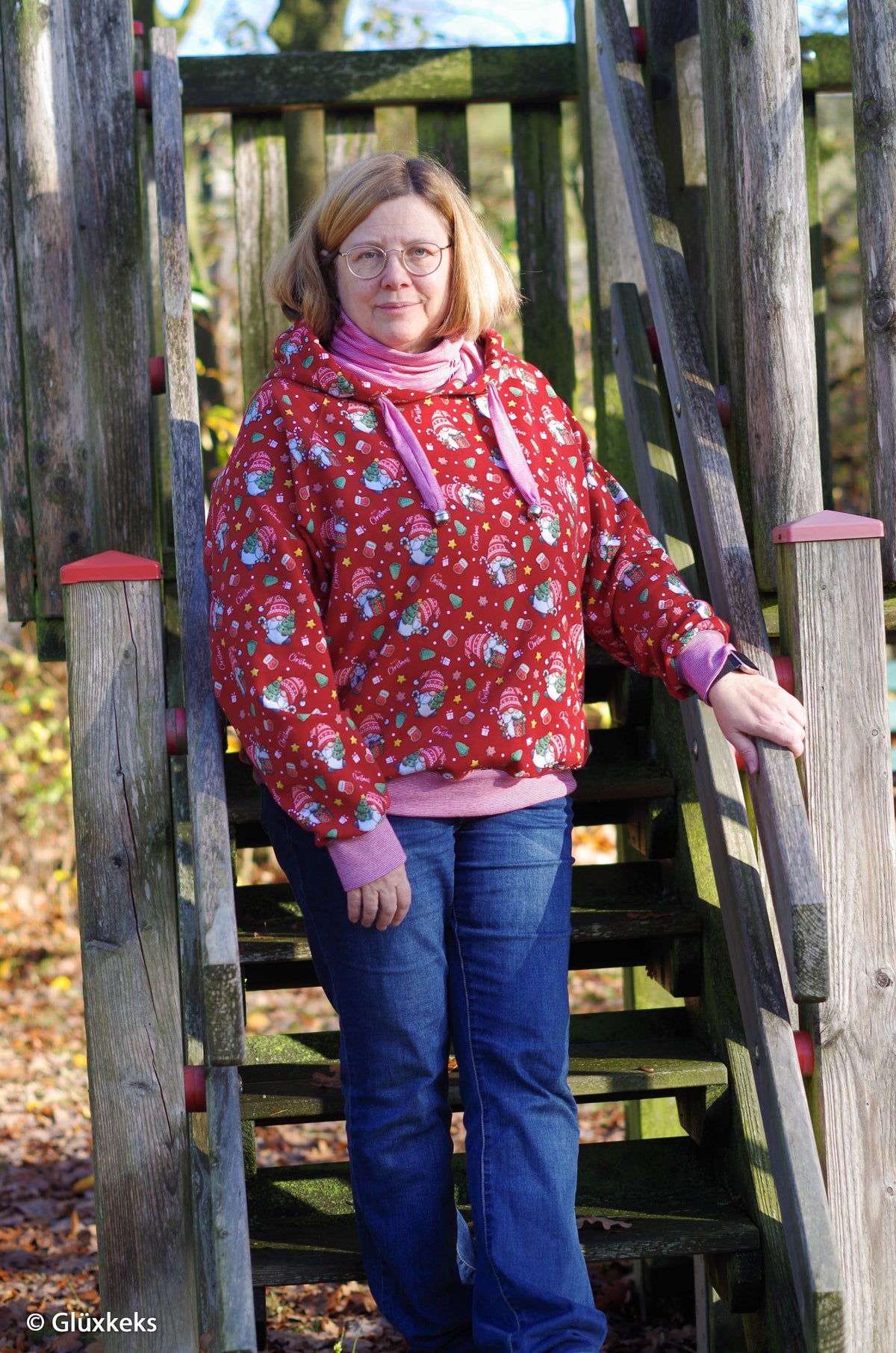 Sweat angeraut Holly Swafing Weihnachtsmann Weihnachten