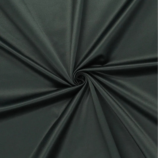 Baumwoll Stretch Satin Selena uni Flaschengrün