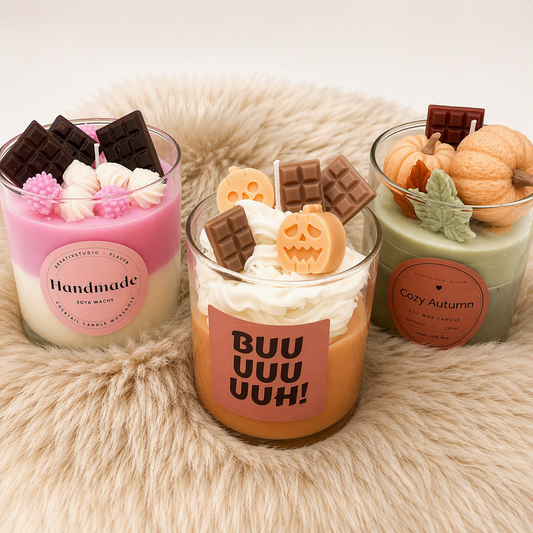 Kinderkurs Kerzengießen – wähle selbst, ob Kaltgetränk, Halloween oder Herbst