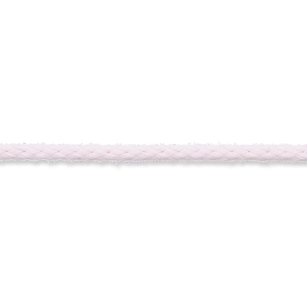 Baumwollkordel Uni 3 mm hellrosa