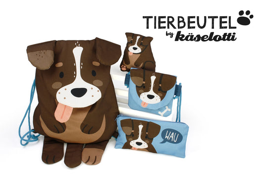 Canvas Tierbeutel Käselotti Hund