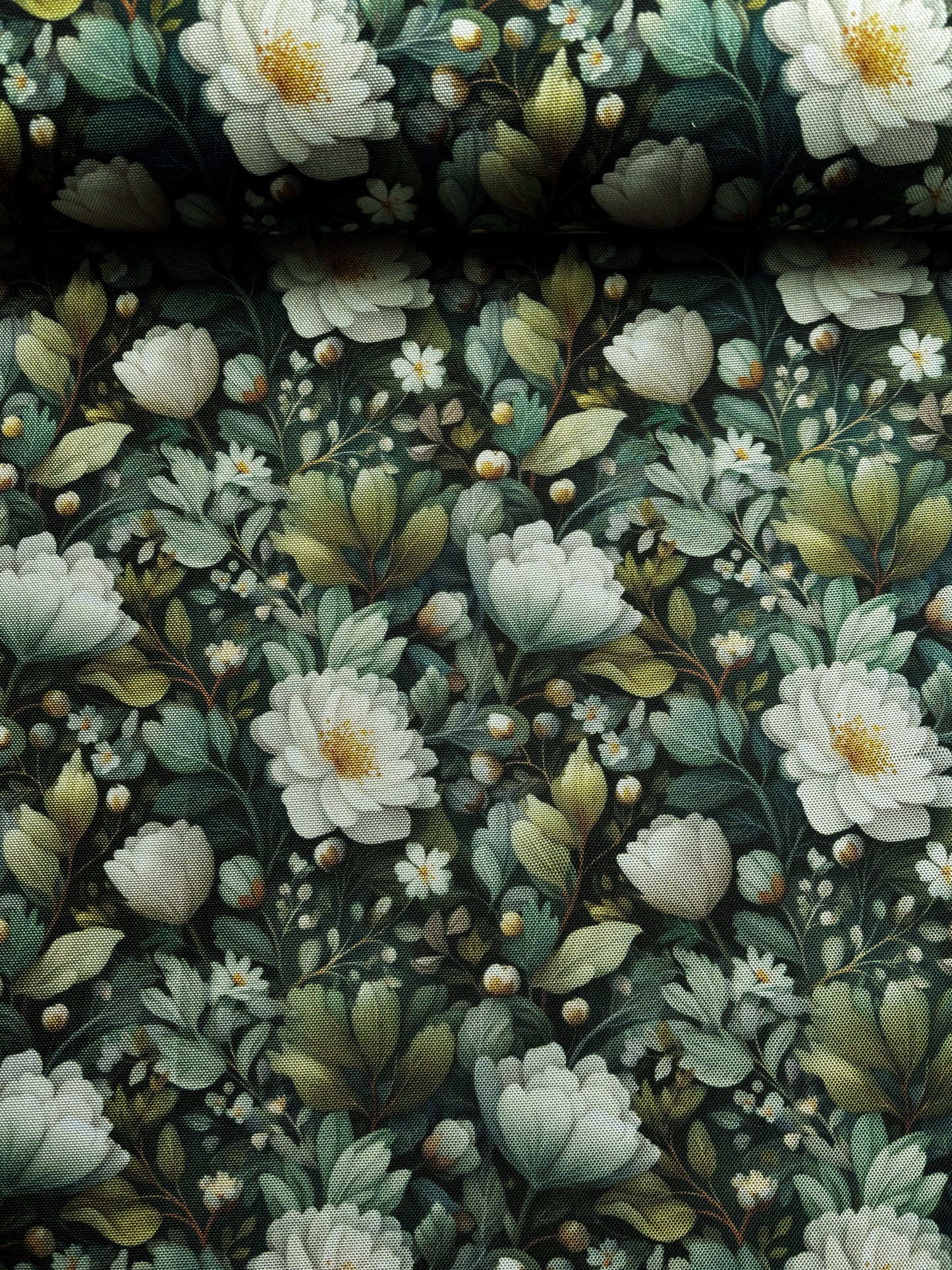 wasserabweisendes Oxfordgewebe „Flowing Bloom“ by Sarah Mariam Swafing Odessa Flower