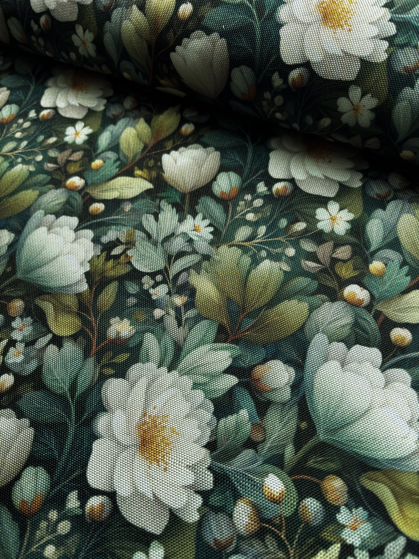 wasserabweisendes Oxfordgewebe „Flowing Bloom“ by Sarah Mariam Swafing Odessa Flower
