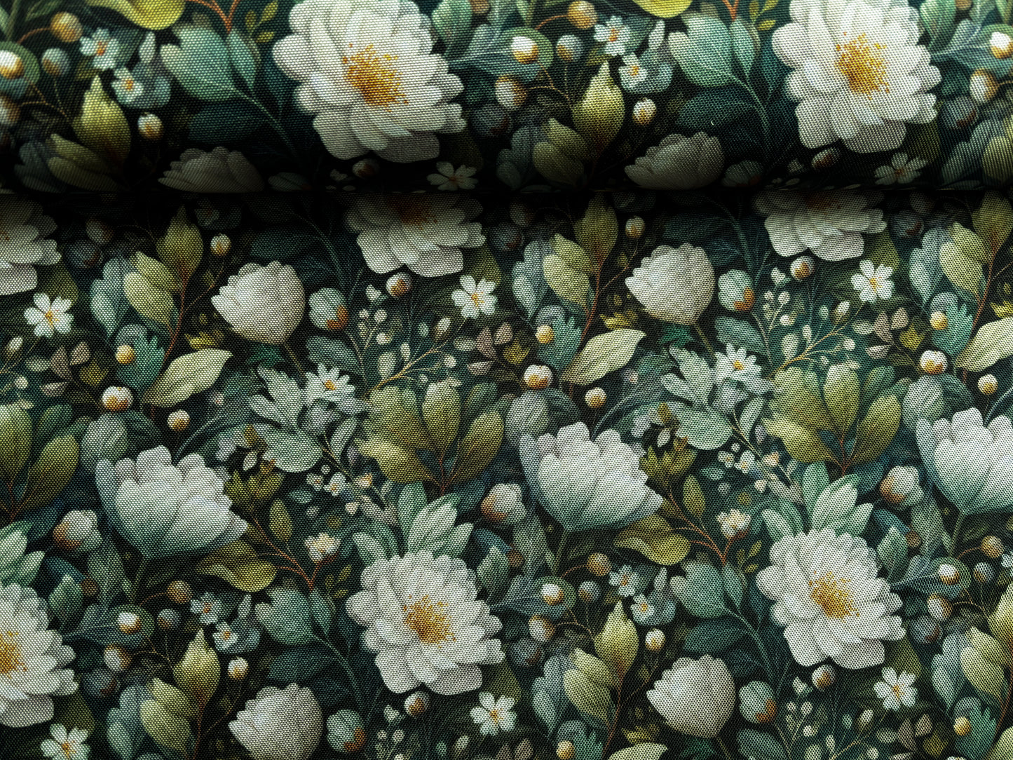 wasserabweisendes Oxfordgewebe „Flowing Bloom“ by Sarah Mariam Swafing Odessa Flower