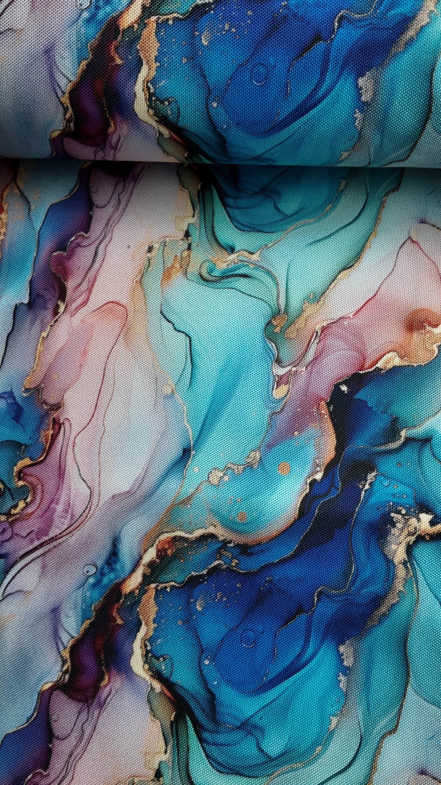 wasserabweisendes Oxfordgewebe „Flowing Bloom“ by Sarah Mariam Swafing Odessa Paint