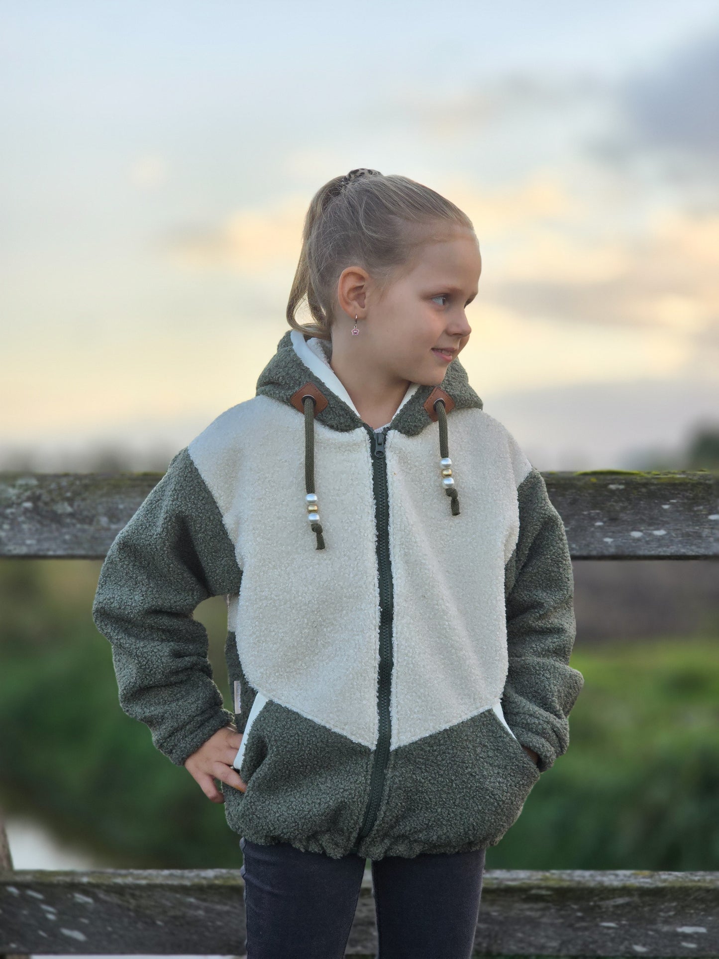 Dekostoff Boucle Kodiak Swafing naturweiß