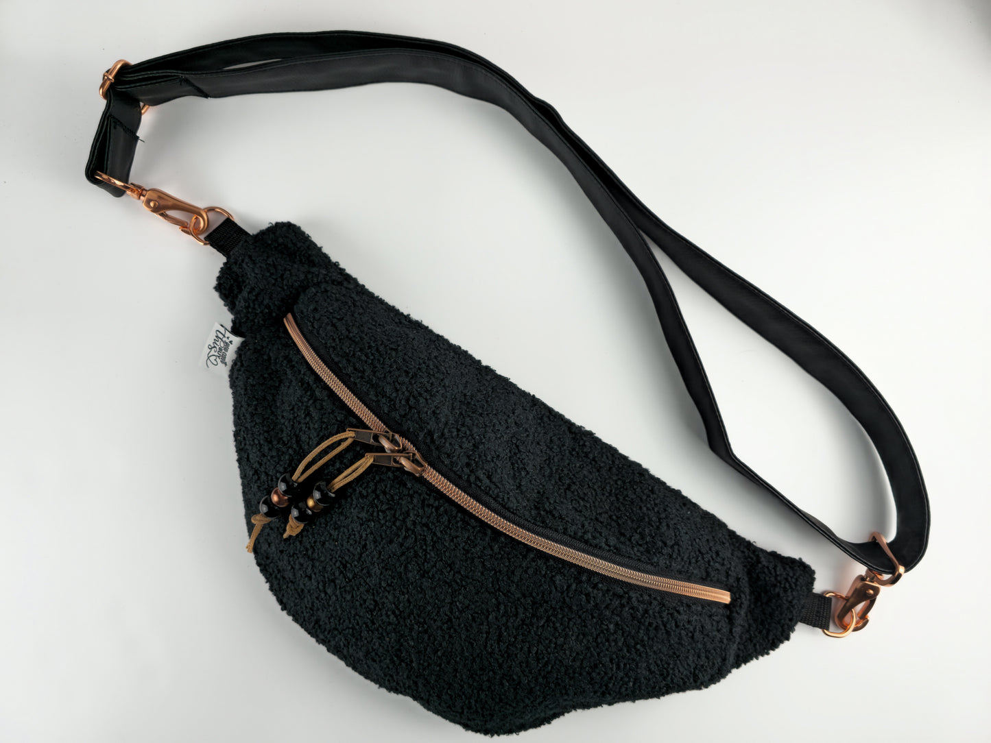 Dekostoff Boucle Kodiak Swafing schwarz