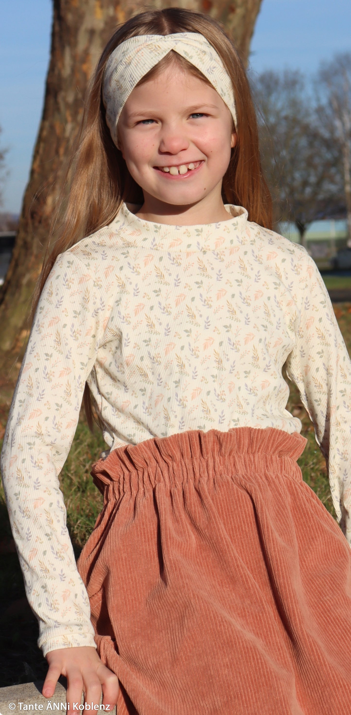 Rippjersey "Mia" Swafing Floral Zweige Blätter