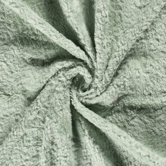 Teddyplüsch Uni mint