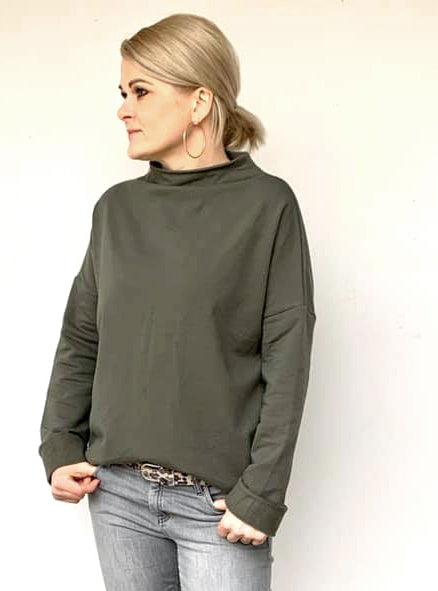 Erbsünde Schnittmuster "rapido" Oversize Pullover Damen