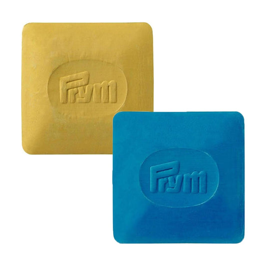 Prym Schneiderkreideplatten 2 Stück blau gelb