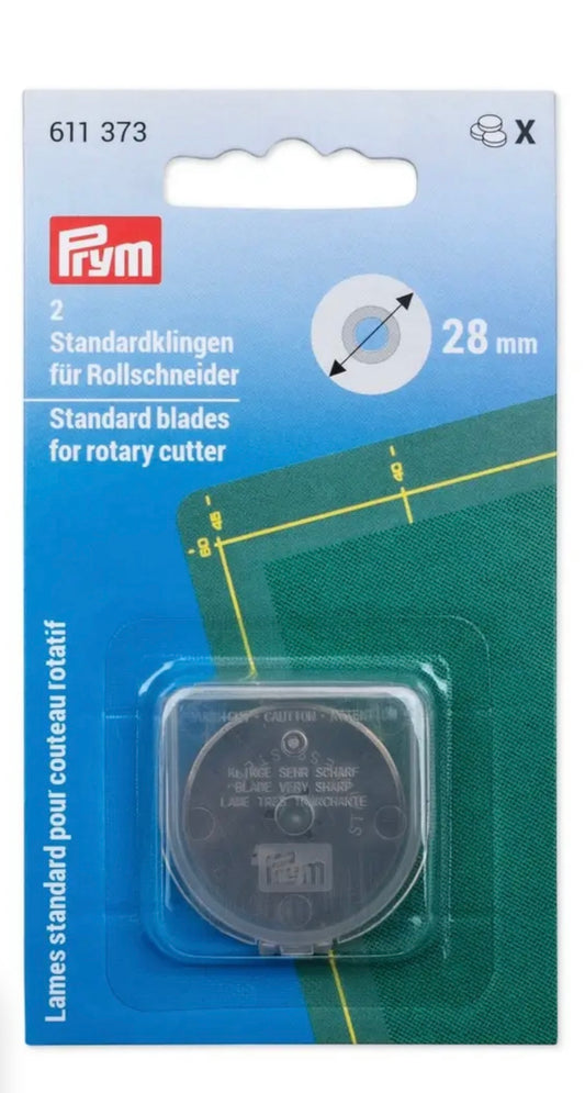 Prym 2 Ersatzklingen für Rollschneider
28mm