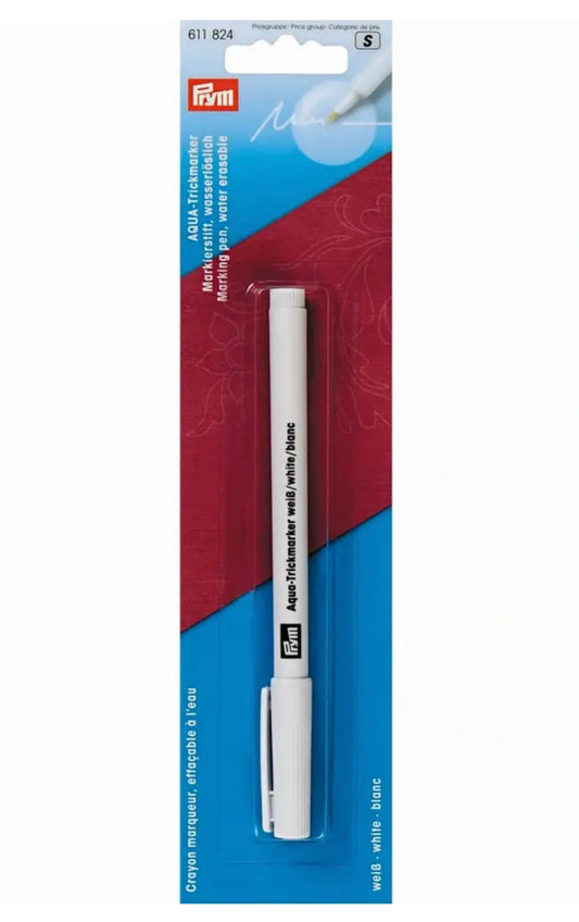 Prym Aqua Trickmarker
weiß, wasserlöslich