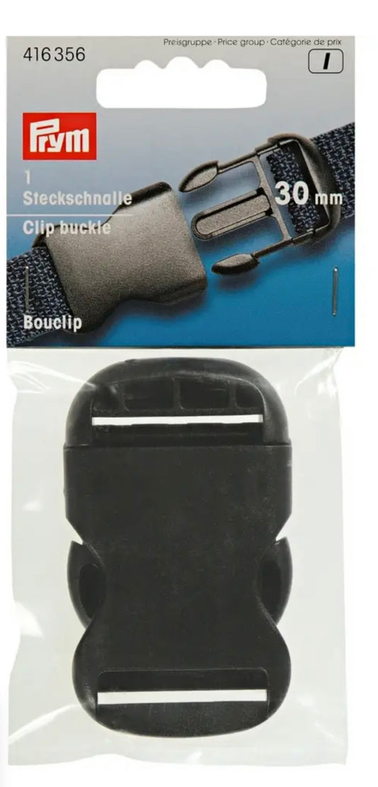 Prym Steckschnalle 
30mm schwarz