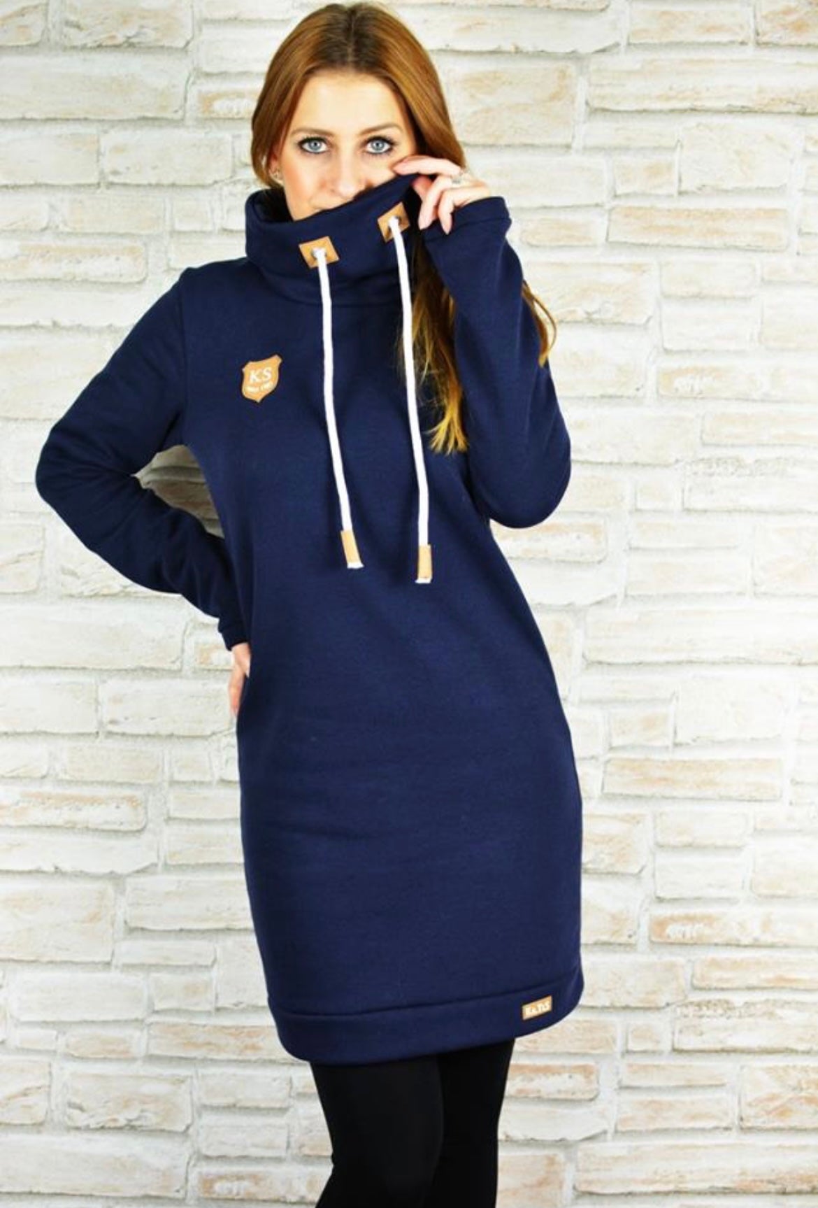 Sweatkleid Damen Sweatshirt Kleid Mit Taschen Sweatkleid Ronja