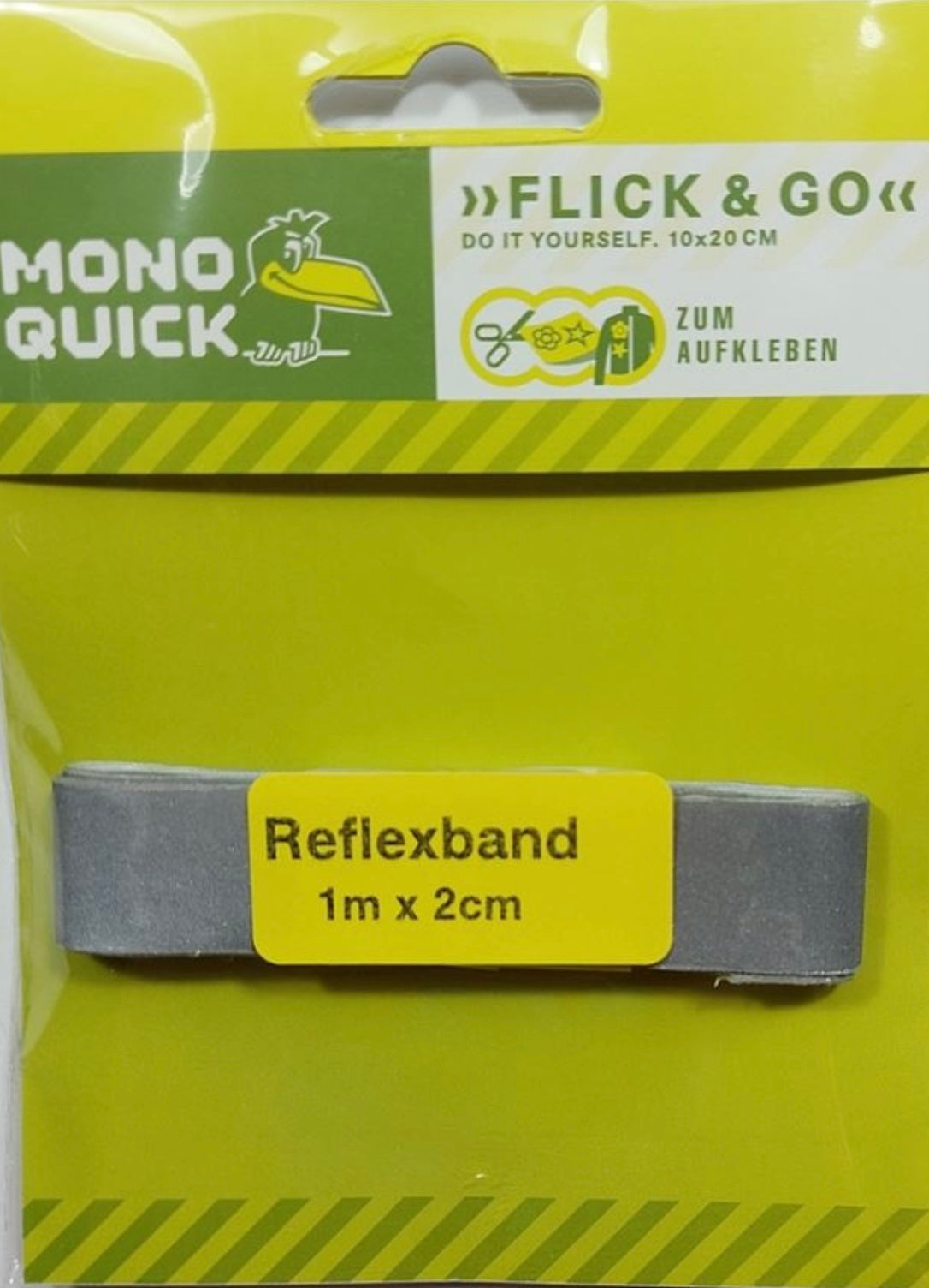 Mono Quick Reflexband selbstklebend
1m x 2cm