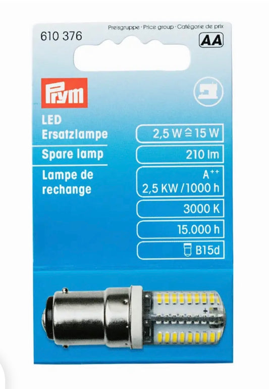 Prym LED Ersatzlampe
mit Bajonettfassung