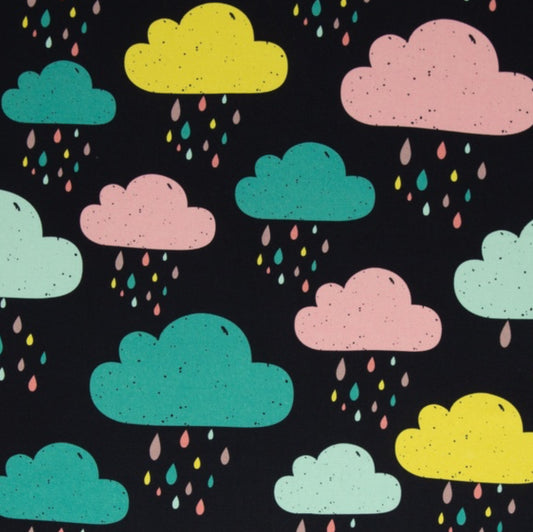 Canvas Leinenoptik „Valentin“ Wolken Regentropfen Swafing