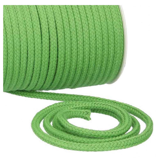 Baumwollkordel Uni 6mm froschgrün