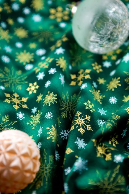 Baumwolle Weihnachten Eissterne
Batik