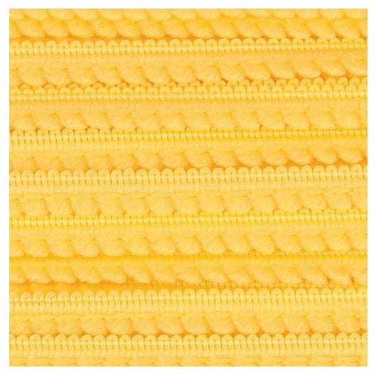 Pomponborte Mikro 
10mm pfirsichgelb