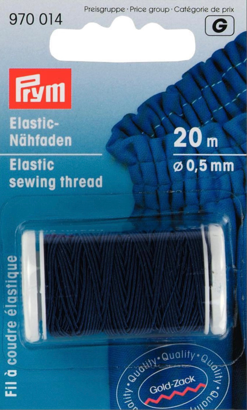 Prym Elastic Nähfaden jeansblau 20m / 0,5mm Ø