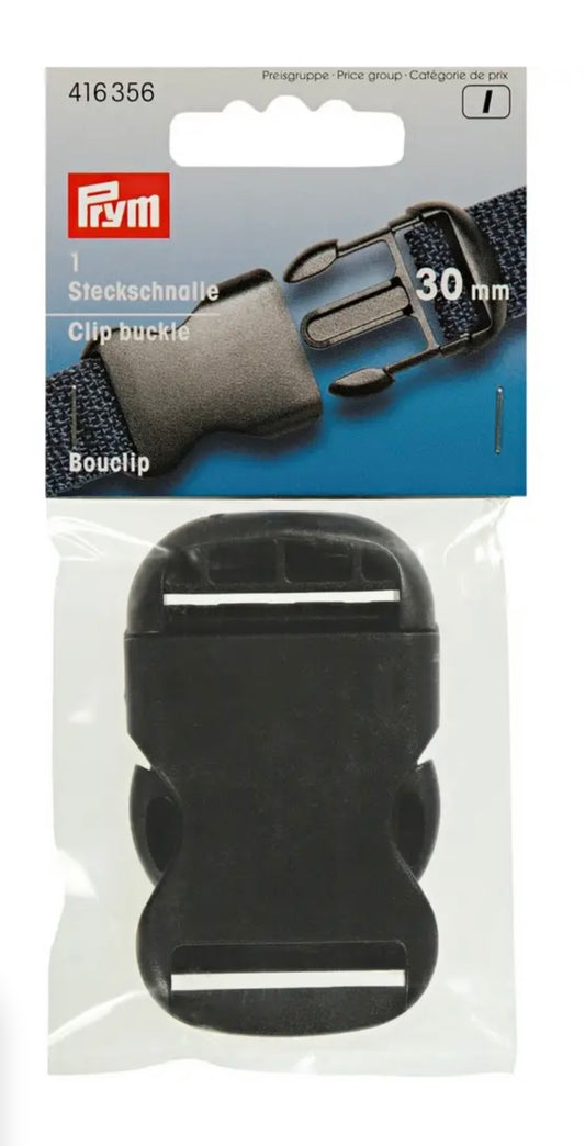 Prym Steckschnalle 40mm schwarz