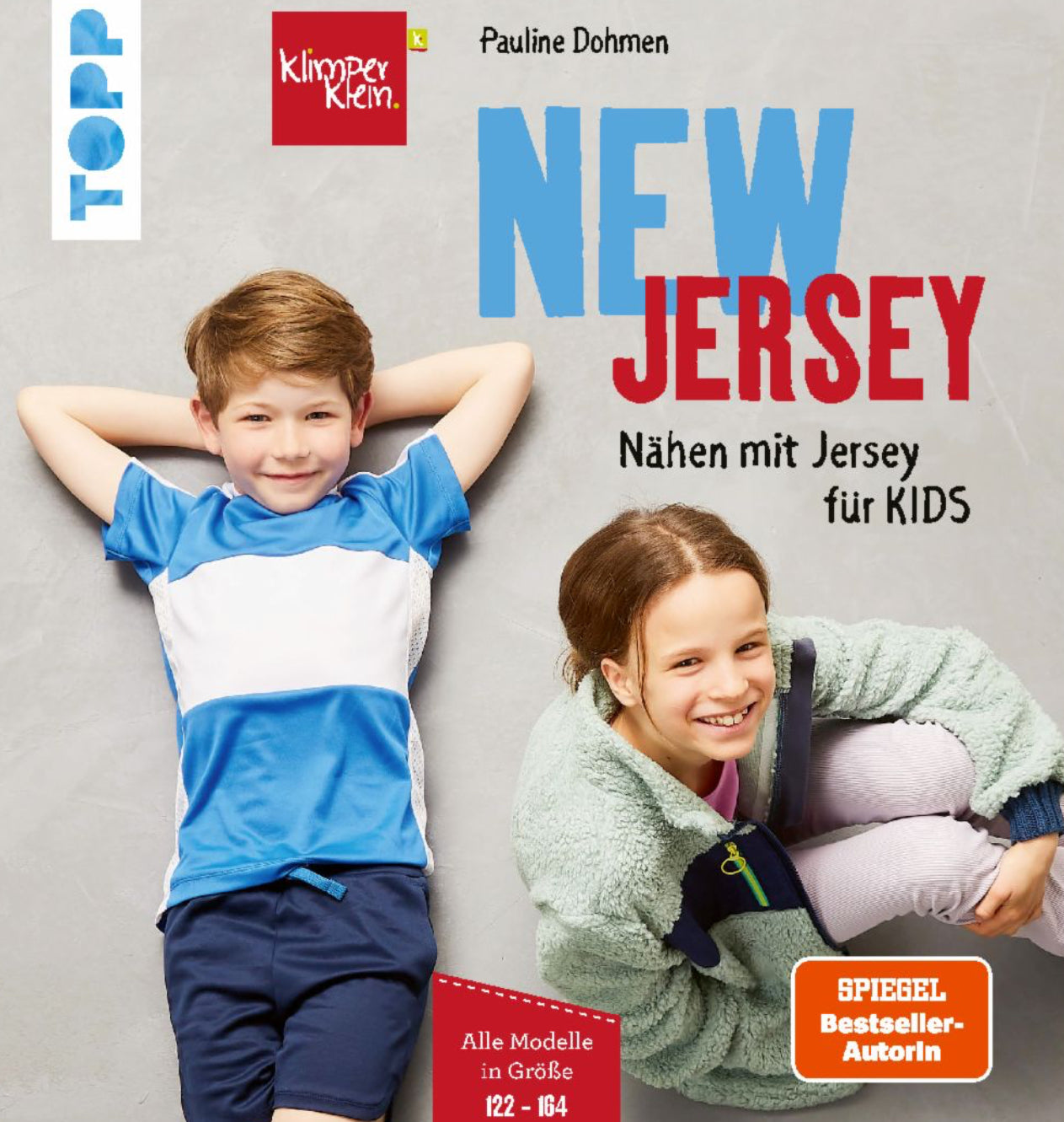 Buch „NEW JERSEY“ von Klimperklein Nähen mit Jersey für Kids Gr. 122-164
