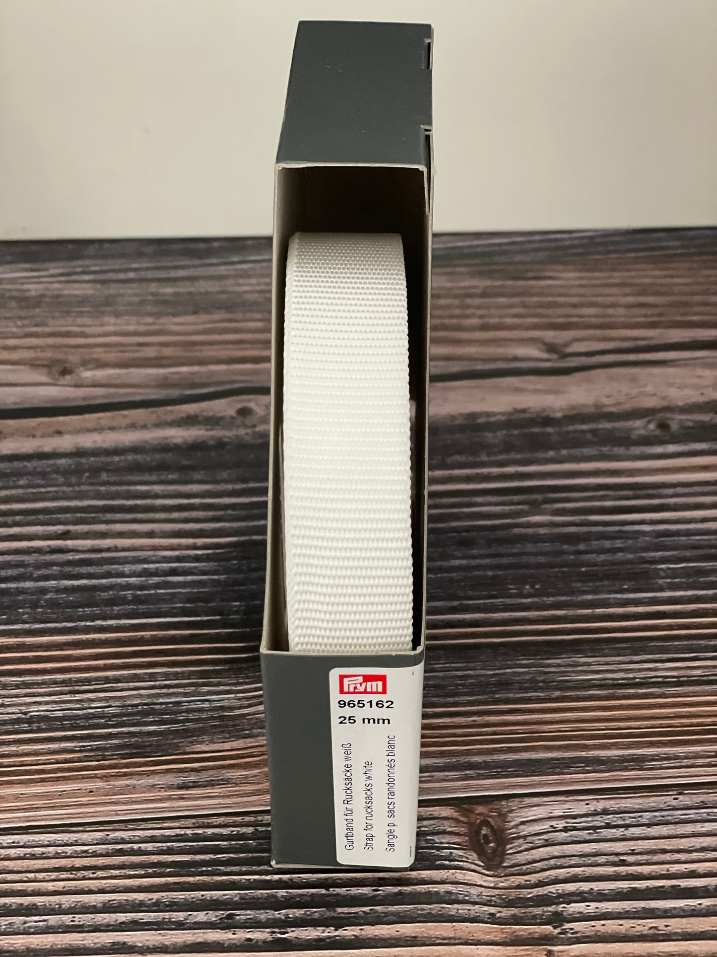 Prym Polyester - Gurtband 25mm weiss
