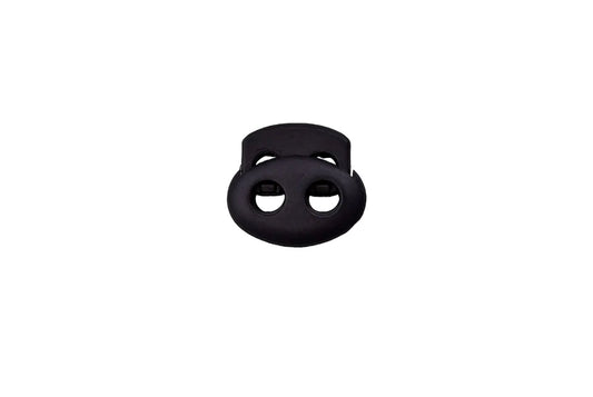 Kordelstopper Durchlass 3mm schwarz15mm