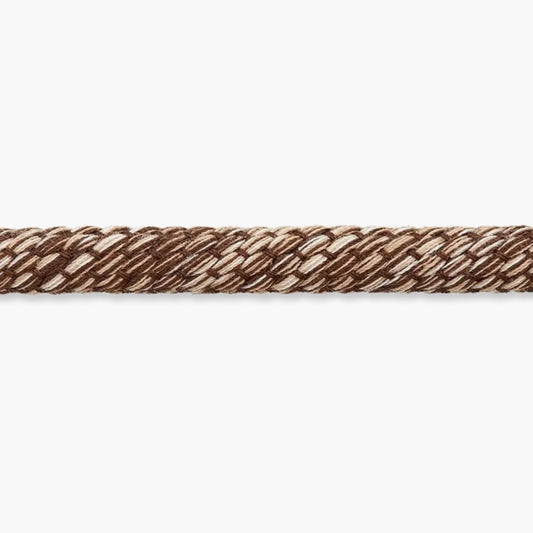Rundkordel 6mm braun beige meliert