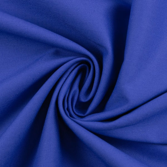 Baumwolle Uni Heide Swafing royalblau