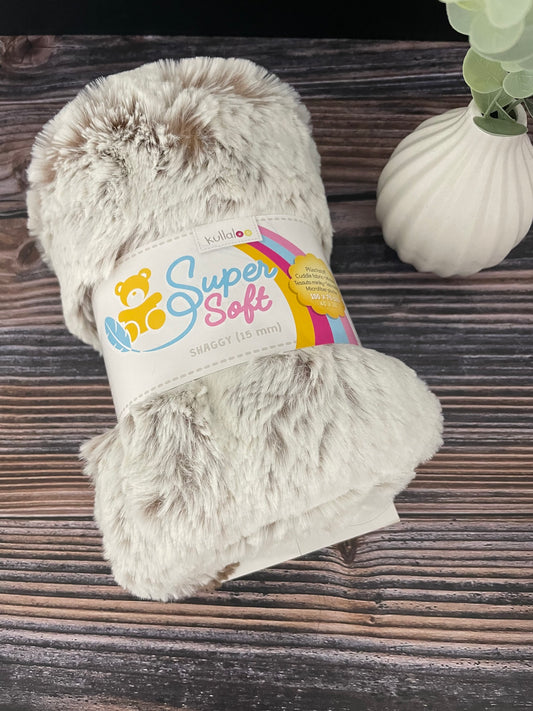 Kullaloo Supersoft Shaggy 15mm
100 x 75cm mocca