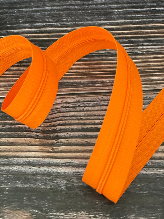 Reißverschluss Meterware S40 orange