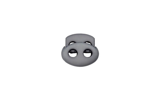 Kordelstopper Durchlass 3mm grau15mm