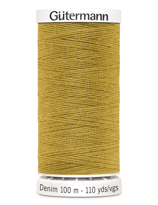Gütermann Denim Jeansfaden 100m senf Col. 1310