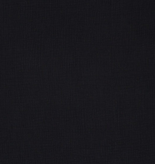 Musselin Jenke Uni Swafing schwarz