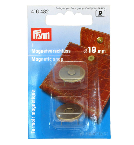 Prym Magnetverschluss 19mm altgold